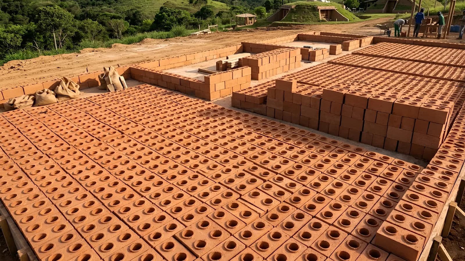 Custo por m² de construção: tijolo ecológico vs convencional