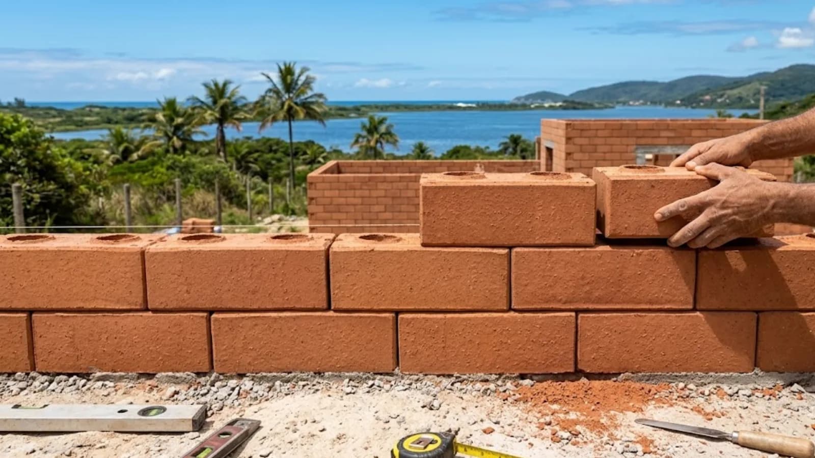 A maior fabrica de tijolo ecologico da Regiao dos Lagos