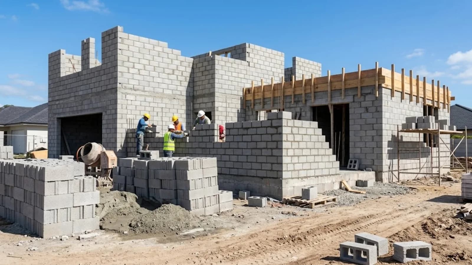 Bloco de concreto: o concorrente direto do tijolo ecológico